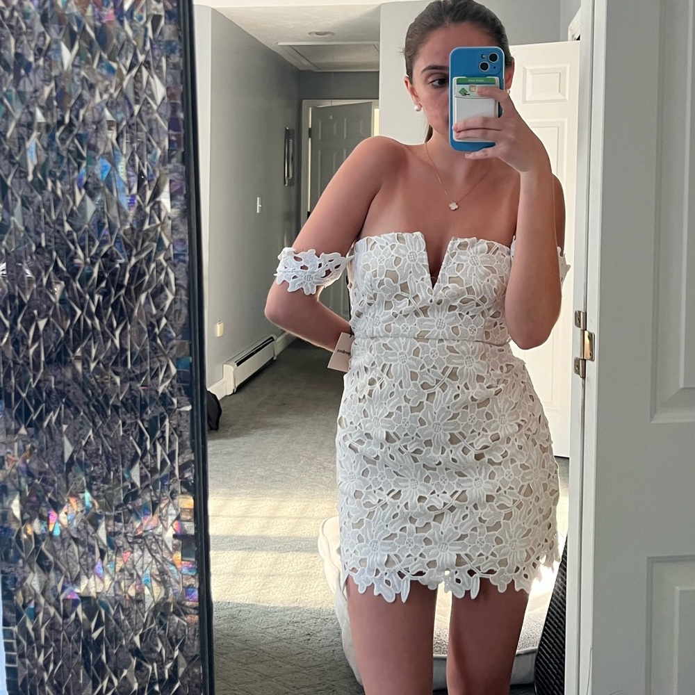 Superdown white dress